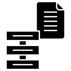 Database  Icon Element For Design