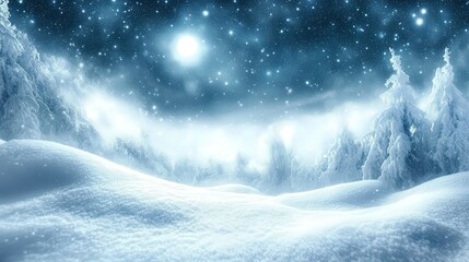 winter space of snow