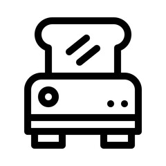 Toaster line icon