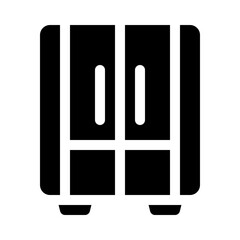 Refrigerator glyph icon