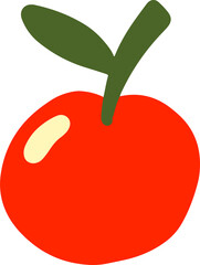 cherry fruit cartoon design illustration