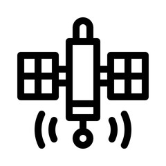 Satellite line icon