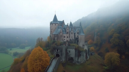Castle Hohenzollern in Summer at golden hour