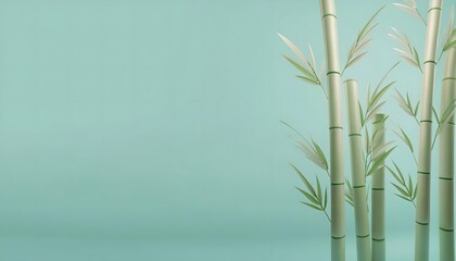 Naklejka premium Goal of life, growth and, motivation concept: Towering bamboo forest swaying in the wind, resilience and growth.