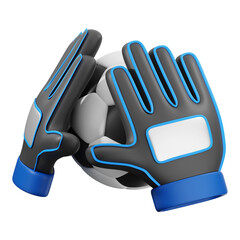 3d Goalkeeper icon. perfect for sports related designs, soccer events, or athletic concepts. Soccer theme