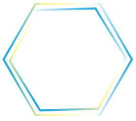 figure hexagon 육각도형 일러스트 이미지 Vector illustration