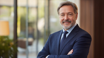 Fototapeta premium Senior Executive with a Smile