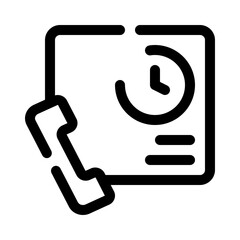 Phone Support line icon