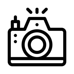 Camera line icon