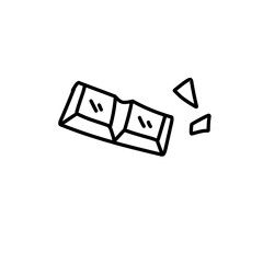 chocolate outline icon