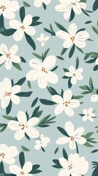 Jasmine pattern flower backgrounds.