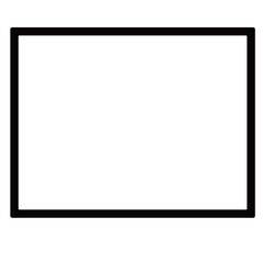 Obraz premium シンプルなタブレットのイラスト