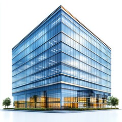 Modern Glass Skyscraper: Architectural Marvel in Urban Cityscape