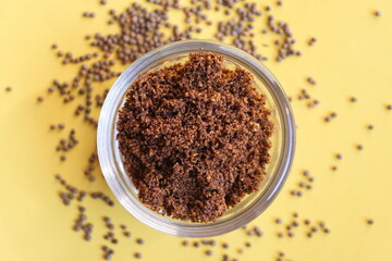 Silam or perilla seed chutney powder, salad dressing spice blend