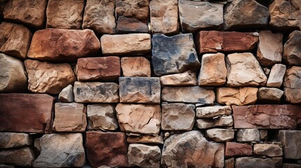 Fototapeta premium Texture of a stone wall HD 8K wallpaper Stock Photographic Image