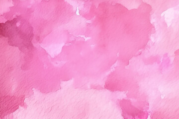Obraz premium Beautiful and cloudy watercolor painting on old paper texture Vibrant watercolor painting with shades of pink and purple. 