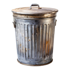 Old garbage can