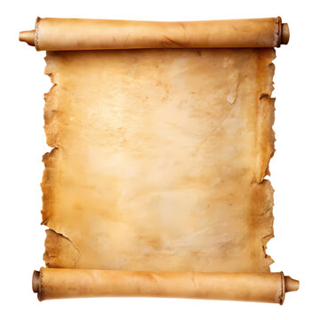 Old paper scroll ancient papyrus