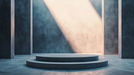 Futuristic Neon Stage: The Pulse of Innovation