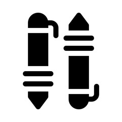 Pen glyph icon