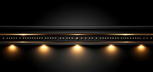 Elegant Black and Gold Abstract Design: A Luxurious Background