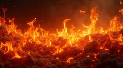 Fototapeta premium Fire And Flames