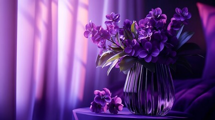 Chic and Sleek Violet Design Embodying the Essence of Women's