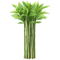 Obraz premium Lush Green Bamboo Forest: A Tranquil Escape