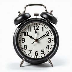 Generic Clock Displaying Time At The Bottom Of Every Hour Isolated On Transparent Background