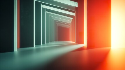 Abstract, wavy shapes undulate in a dark blue, 3D render, bathed in soft light, highlighting texture and depth.