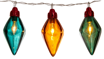 colorful christmas lights png