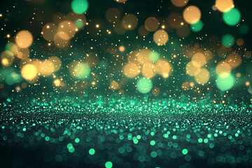background with bokeh, st patrick day background