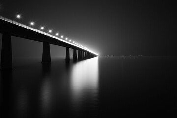 bridge at night