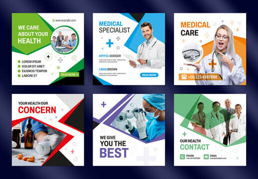 Medical Social Media Post Design