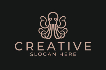 octopus logo design