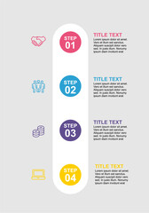 Modern business infographic Corporate business infographic template, composition of infographic elements
