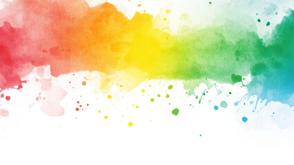 Obraz premium Abstract watercolor aesthetic horizontal background. Hand drawn vector splatter texture. Brush stroked painting pastel color watercolour