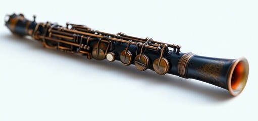 Naklejka premium Elegant Sopranino Saxophone: A Musical Masterpiece