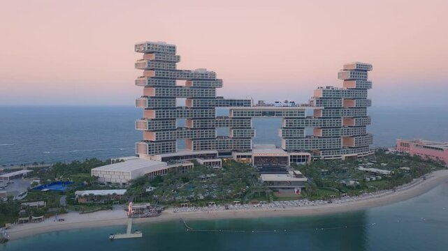 Experience the stunning beauty of Atlantis The Royal, a luxury resort on Palm Jumeirah known for its architecture and spectacular ocean views