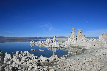 lake with formations