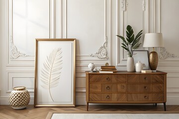 bathroom interior with furniture