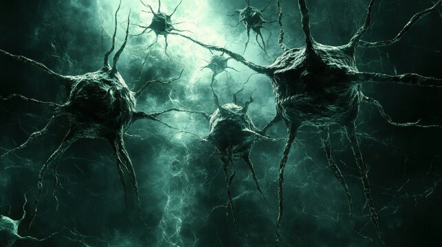 Dark Neural Network Complex Interconnected Cells