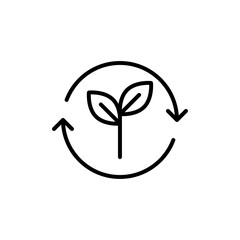Alternative energy icon Art design illustration