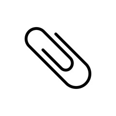 Fototapeta premium Attachment clip icon Art design illustration
