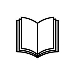 Book icon Art design illustration