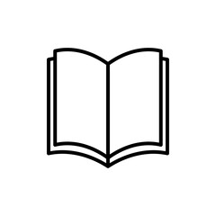 Book open icon Art design illustration