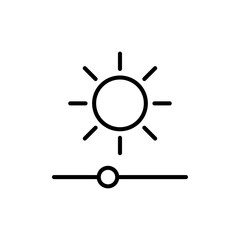 Brightness icon Art design illustration