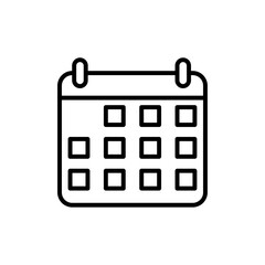 Calendar icon Art design illustration