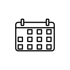 Calendar icon Art design illustration