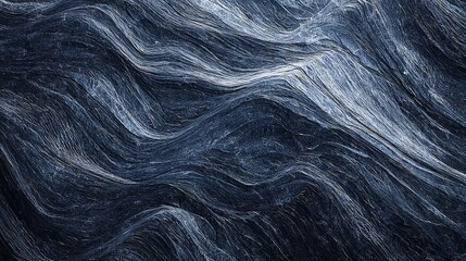 Naklejka premium Sea waves with white foam in top view